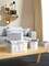 WYT Clear Storage Latch Box, 6 Pack Storage Organizer Bins with Latching Handle and Lids, 3.5 Quart